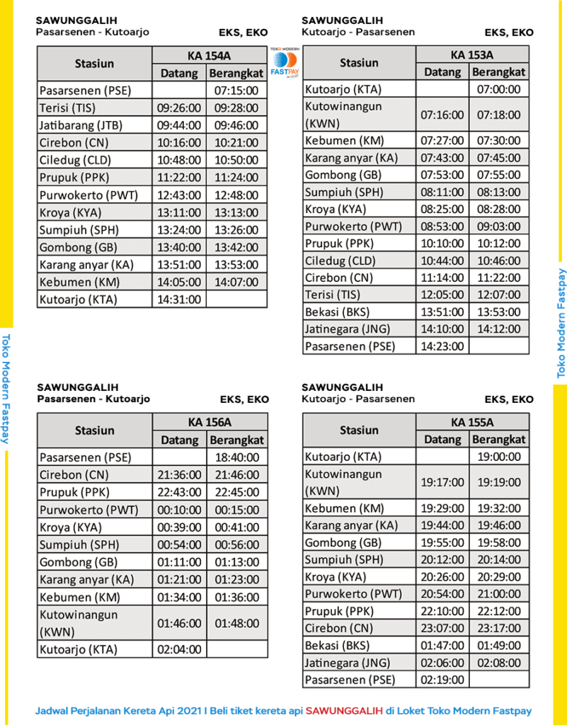 Jadwal Lodaya Terbaru Jadwal Baru KA Lodaya, KA Pangrango dan KA Sawunggalih 2021 - Toko