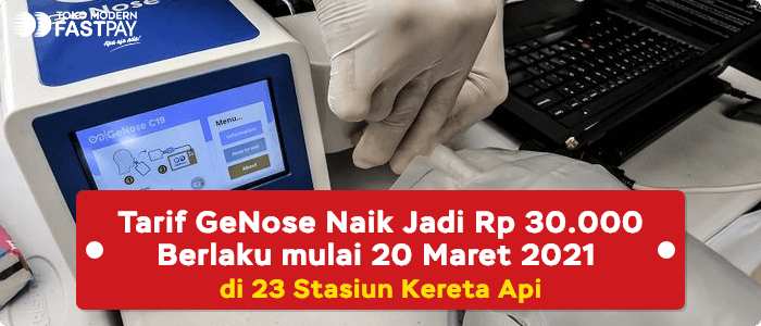 Tarif GeNose Naik Jadi Rp 30.000 Mulai Sabtu di 44 Stasiun Kereta Api