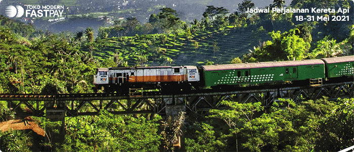 Jadwal Perjalanan Kereta Api 18-31 Mei 2021