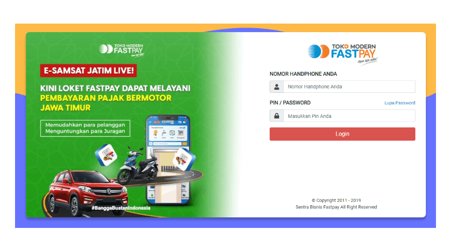 samsat-malang0-login-fastpay Bayar Pajak Kendaraan Bermotor Jawa Timur Sekarang Bisa Dibayarkan di Loket Fastpay
