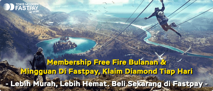 Membership Free Fire Bulanan dan Mingguan Di Fastpay, Klaim Diamond Tiap Hari