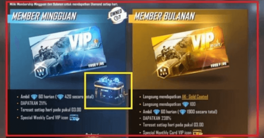 klaim-diamond-membership-ff Membership Free Fire Bulanan dan Mingguan Di Fastpay, Klaim Diamond Tiap Hari