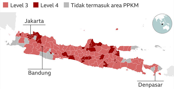 peta-ppkm-darurat-jawa-bali Rincian Lengkap PPKM Darurat Resmi 3-20 Juli, Loket Fastpay Bebas Beroperasi