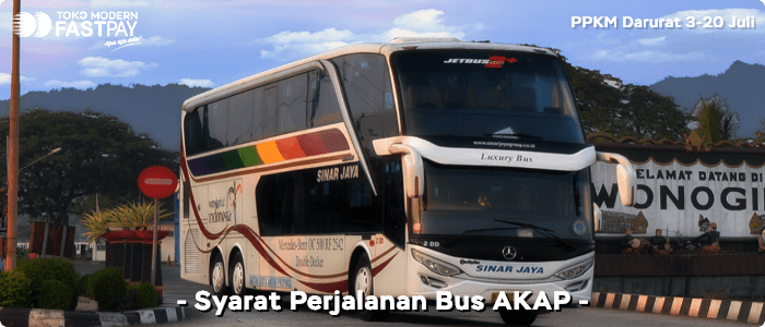 syarat-perjalanan-bus-akap-ppkm-darurat Ini Syarat Terbaru Naik Pesawat, Bus AKAP, Kereta dan PELNI Masa PPKM Darurat