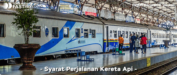 Syarat naik kereta api PPKM Darurat