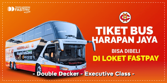 beli-tiket-bus-harapan-jaya-di-fastpay 7 Bus AKAP Mewah dari Jakarta ke Surabaya