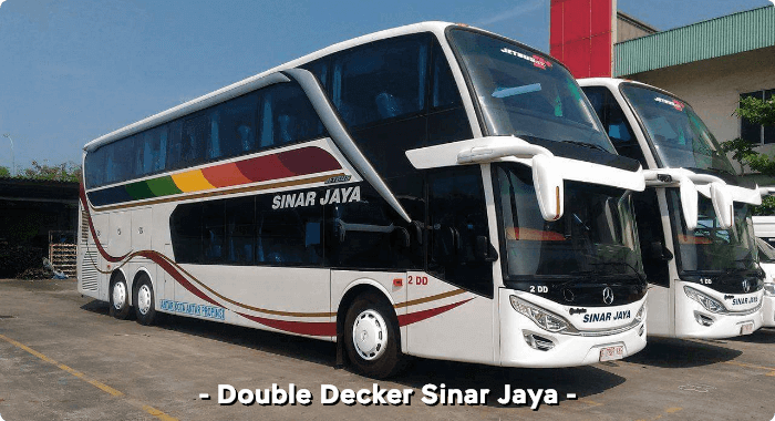 double-decker-sinar-jaya 7 Bus AKAP Mewah dari Jakarta ke Surabaya