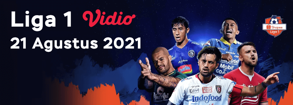 Liga 1 di Vidio mulai 21 Agustus 2021