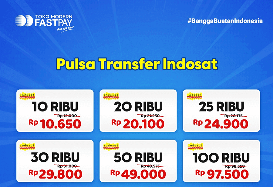 pulsa-transfer-indosat-murah-fastpay Promo Pulsa Termurah Fastpay, Bisnis Untung Pelanggan Senang