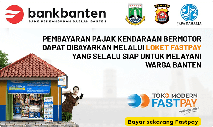 Bayar pajak motor Banten di Loket Fastpay