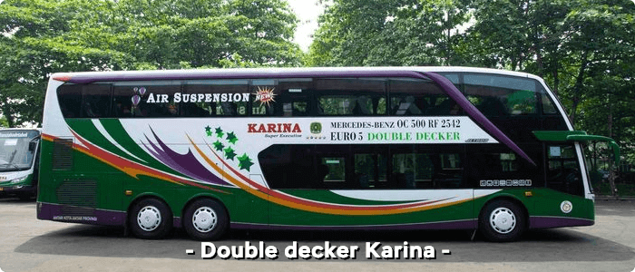 double-decker-karina-surabaya-jakarta 6 Bus Double Decker Lewat Tol Trans Jawa di Fastpay