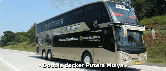 Bus AKAP double decker Putera Mulya