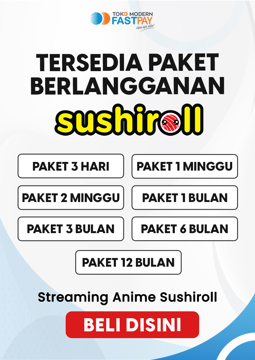 Alat promosi langganan streaming Anime Sushiroll