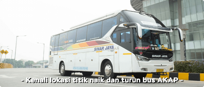 Daftar Tujuan Lokasi Bus AKAP Surabaya-Jakarta