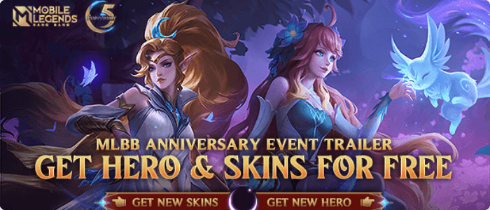 Ultah Mobile Legends gratis skin