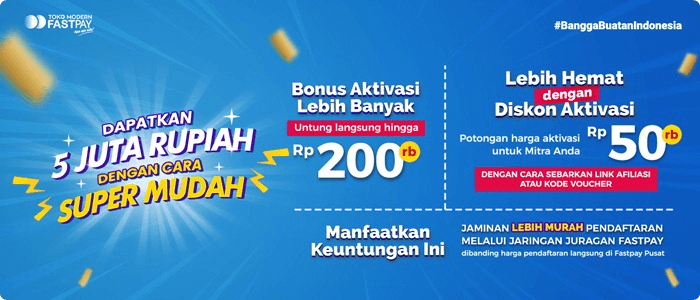 Inilah Caranya Dapatkan Jutaan Rupiah dari Ajak Bisnis Fastpay