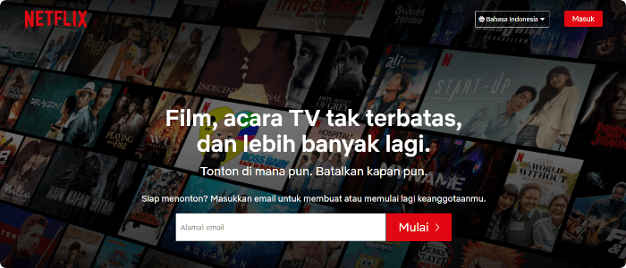 Langganan Netflix di Fastpay