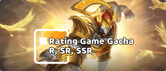 Arti Rating Rarity Game R, SR, SSR