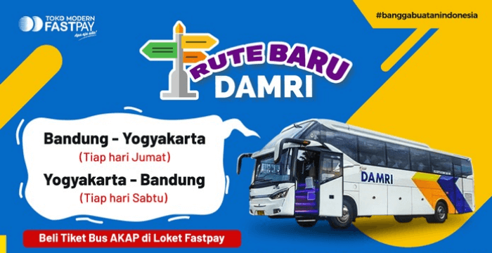 rute-baru-damri-bandung-yogyakarta