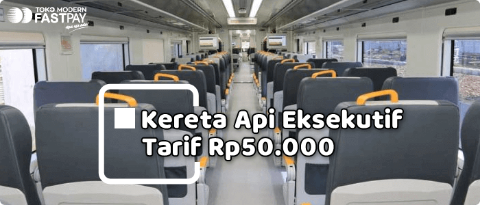 Daftar Kereta Api Ekonomi dan Eksekutif Tarif Rp50.000