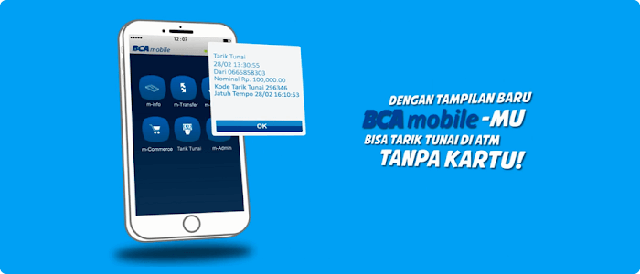 aplikasi-bca-mobile Cara Tarik Tunai Tanpa Kartu ATM di BRI, Mandiri, BNI, BCA