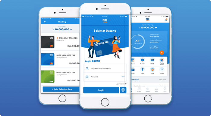 aplikasi-brimo-bri Cara Tarik Tunai Tanpa Kartu ATM di BRI, Mandiri, BNI, BCA