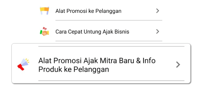 Alat promosi ajak bisnis mitra Fastpay