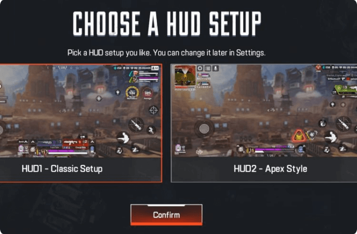 Pilihan kontrol Apex Legends Mobile