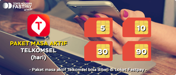 Paket masa aktif Telkomsel di Fastpay