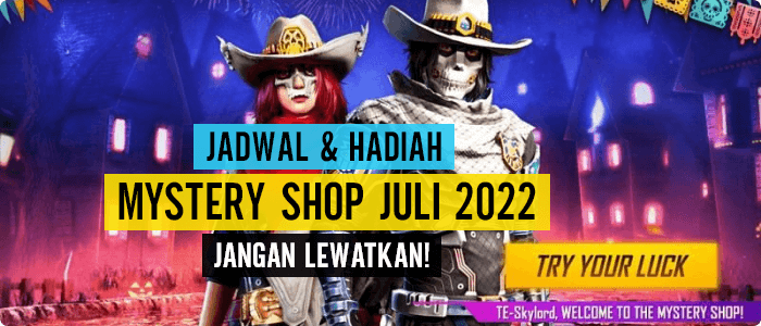 Jadwal Mystery Shop FF Juli 2022 dan hadiah