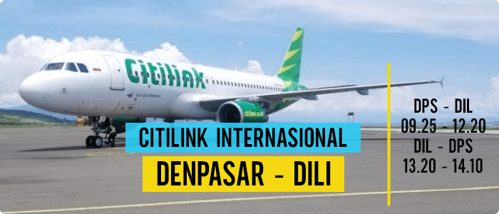 rute-citilink-denpasar-dili Rute Internasional Citilink Kemana Aja? Cek Disini Jadwalnya