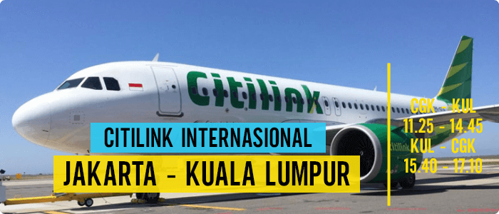 Rute Internasional Citilink Kemana Aja? Cek Disini Jadwalnya