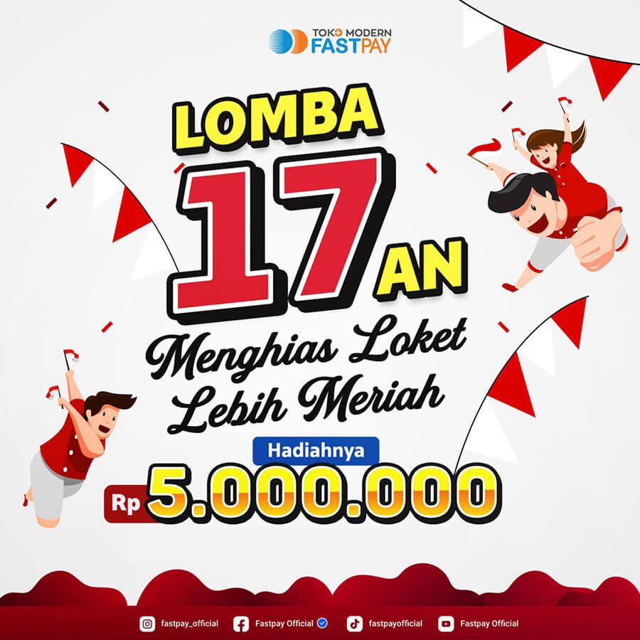 Lomba menghias loket Fastpay 17an