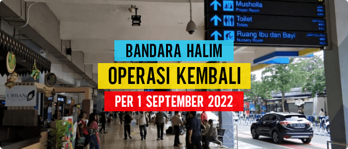 Bandara Halim Buka Kembali