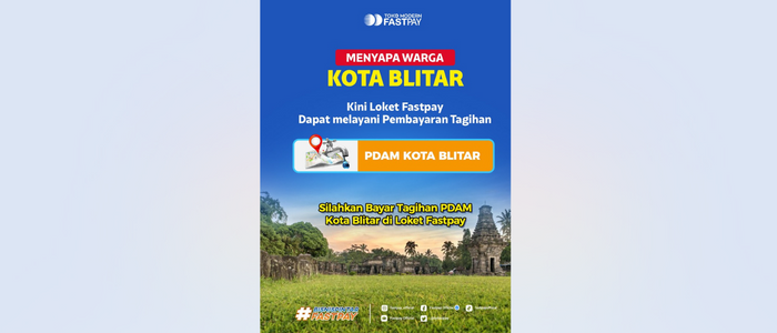 Bayar PDAM Kota Blitar di Fastpay