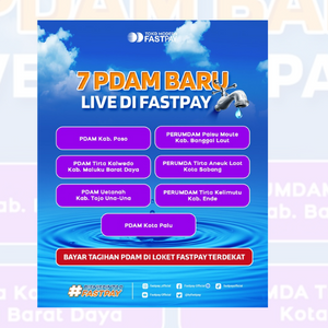 Bayar PDAM Kota Palu di Fastpay