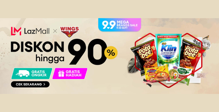 lazada-1 Promo 9.9 dari Shopee, Tokopedia, dan Lainnya