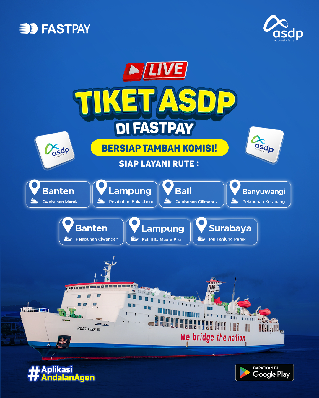 LIVE_ASDP Peluang Usaha Jadi Agen Tiket Kapal ASDP Saat Musim Liburan